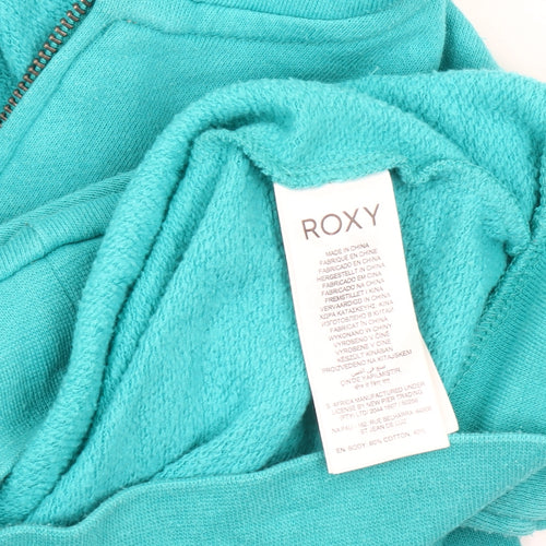 Roxy Girls Blue Hooded Jacket - Size 10, Winter Favourite