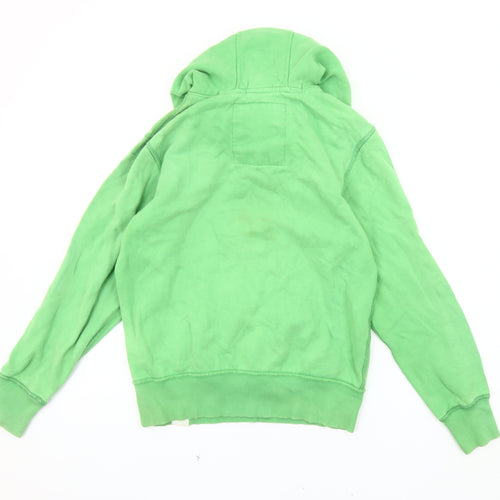 Next Men's Green Graphic Pullover Hoodie S