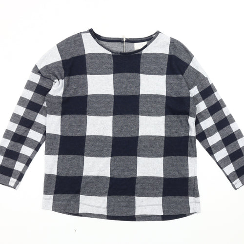 Next Women's Multicoloured Check Top Size 14