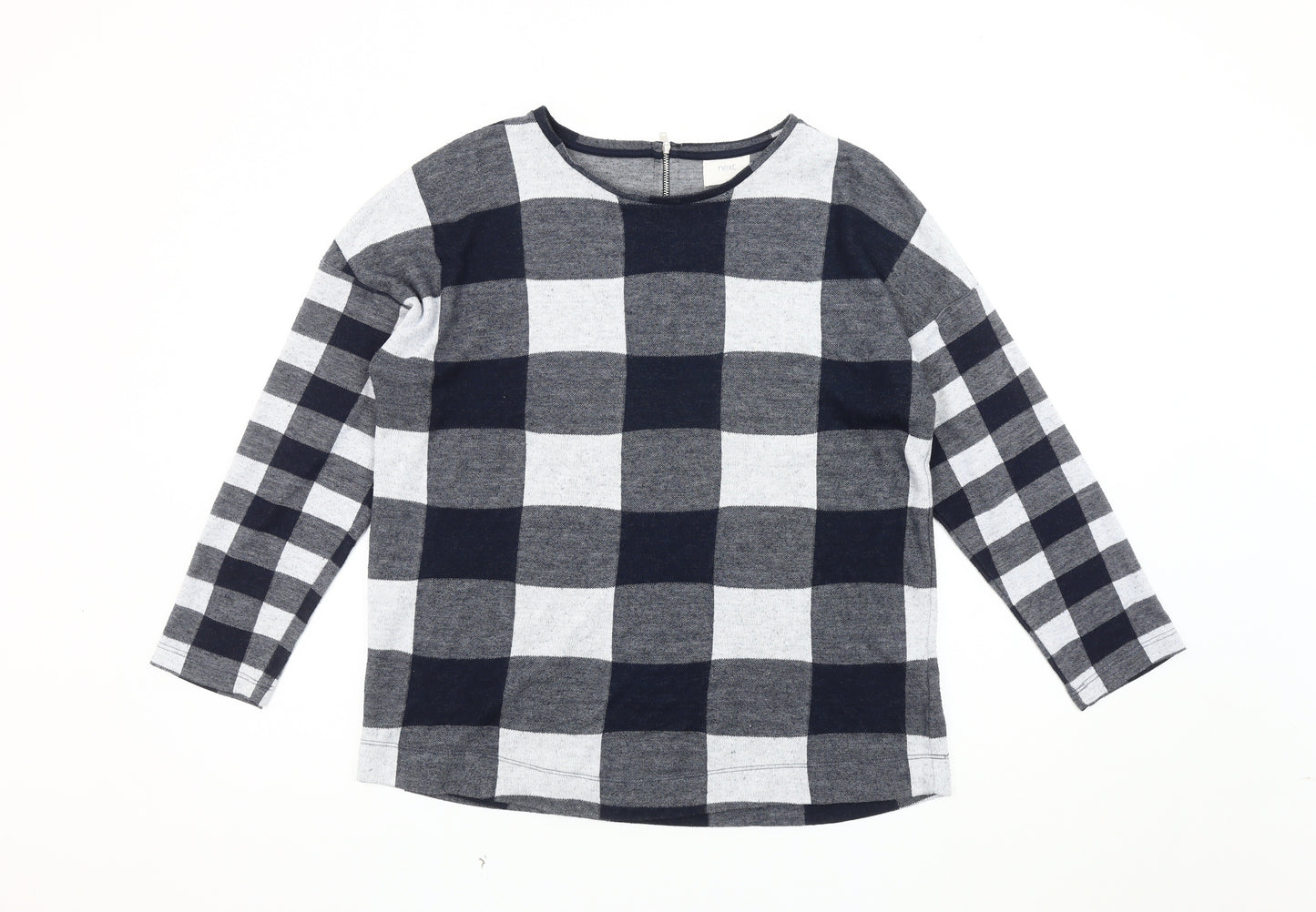 Next Women's Multicoloured Check Top Size 14