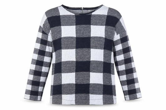 Front view of Next Women's Multicoloured Check Top, size 14
