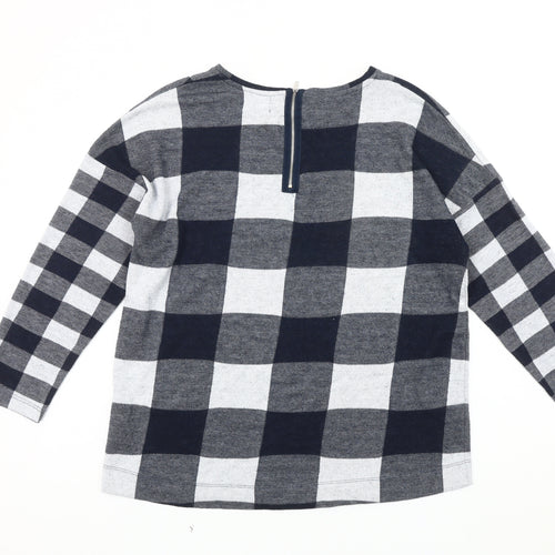 Next Women's Multicoloured Check Top Size 14