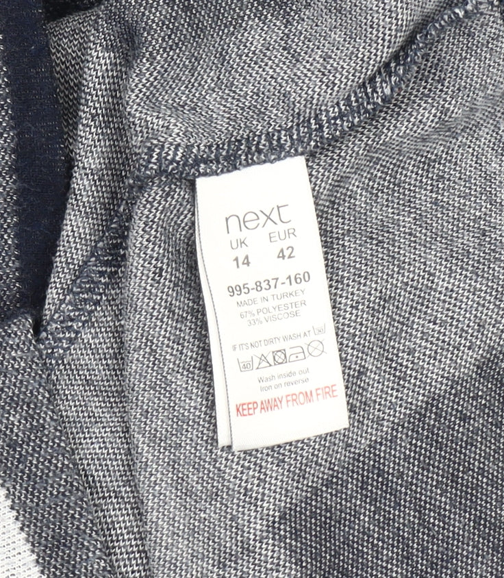 Next Women's Multicoloured Check Top Size 14