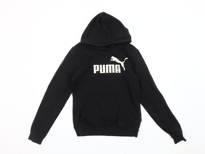 Puma Boys Black Pullover Hoodie M - Casual Sportswear