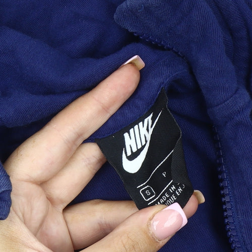 Nike Boys Blue Basic Jacket with Hood - Size S