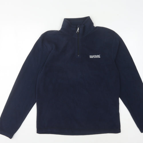 Regatta Men's Blue Fleece Pullover Sweatshirt S