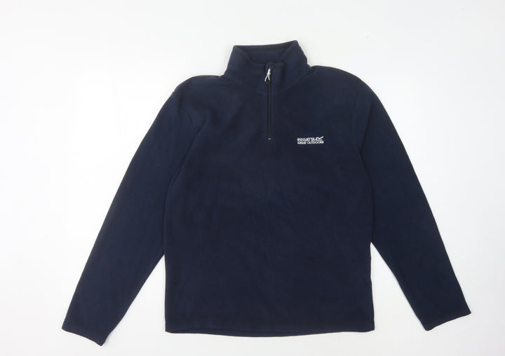 Regatta Men's Blue Fleece Pullover Sweatshirt S