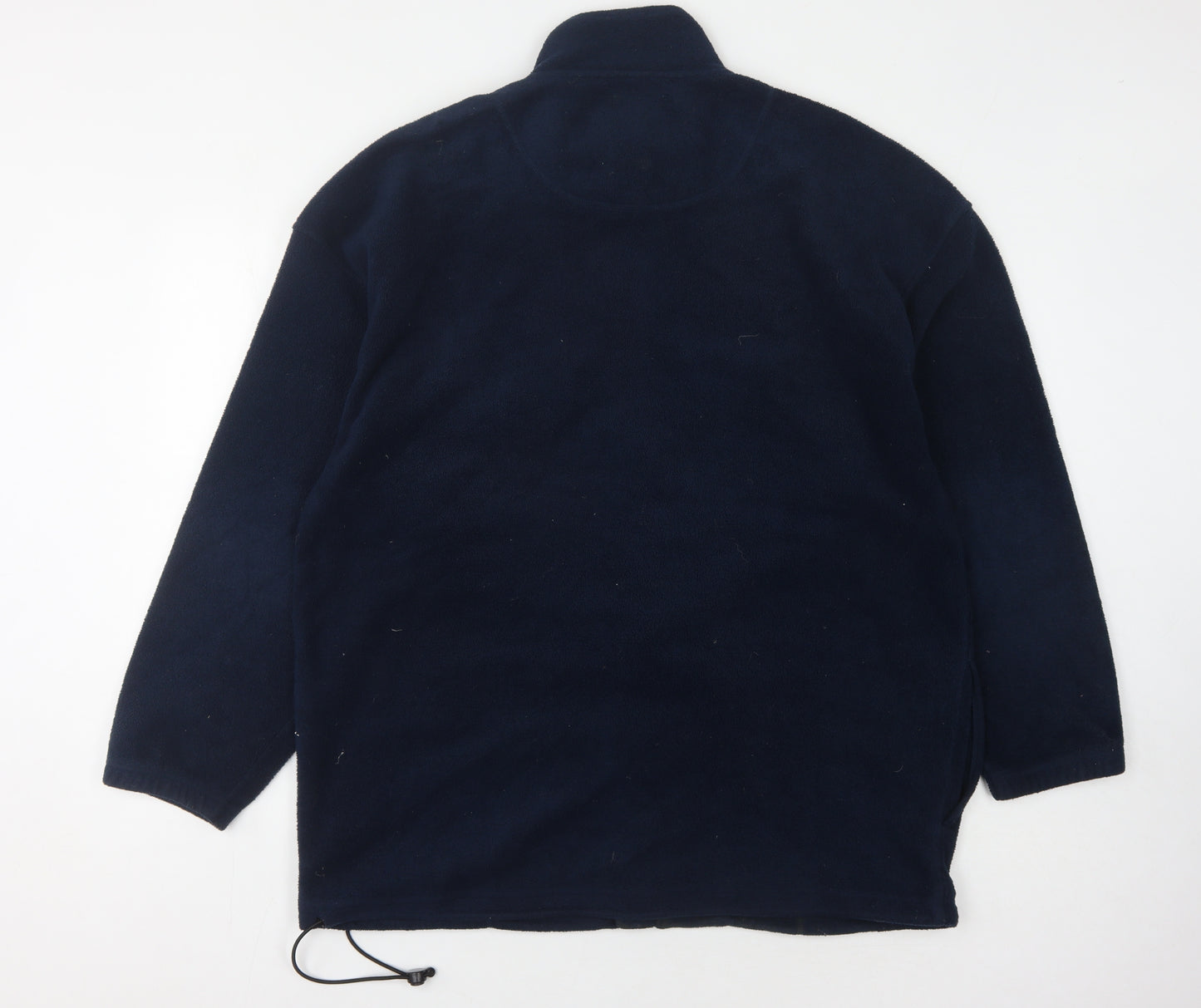 BHS Men's Blue Fleece Zip Jacket XL Casual