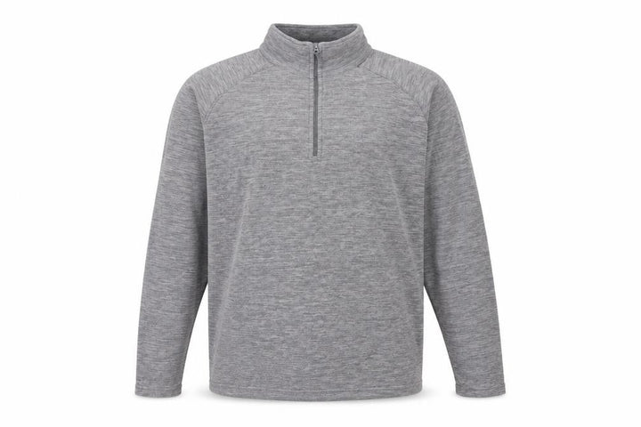 Mountain Warehouse Unisex Grey 1/4 Zip Fleece Sweatshirt L