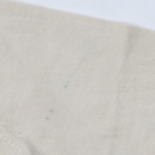 Marks & Spencer Women's Beige Pullover Jumper Size 14