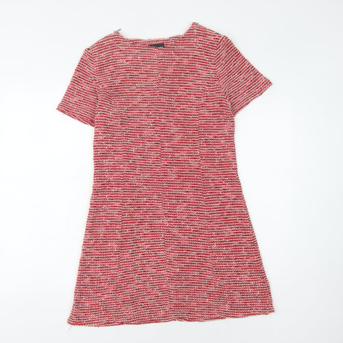 Warehouse Women's Red Shift Dress, Size 12, Casual