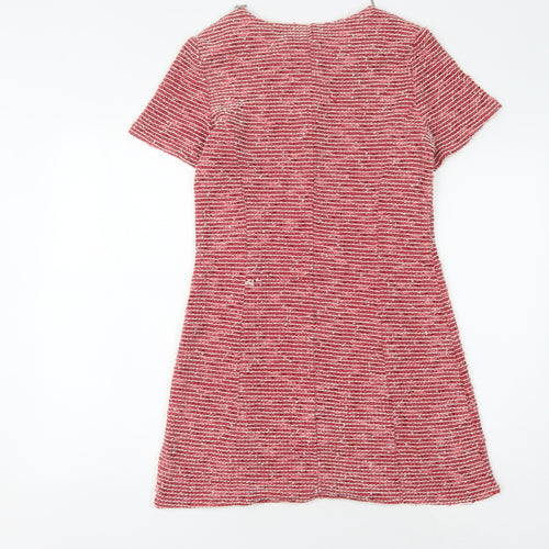 Warehouse Women's Red Shift Dress, Size 12, Casual