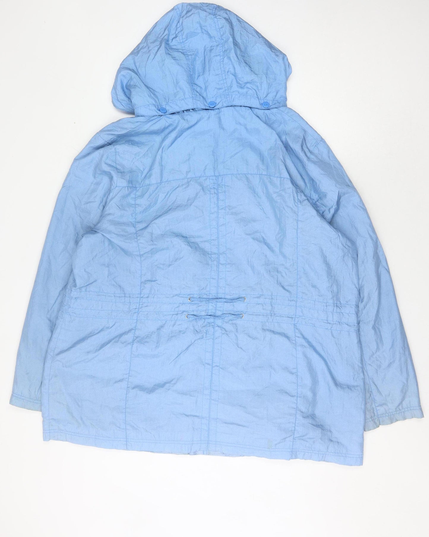 BM Collection Women's Blue Plus Size Casual Jacket