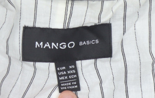 Mango Women Grey XS Classic Blazer