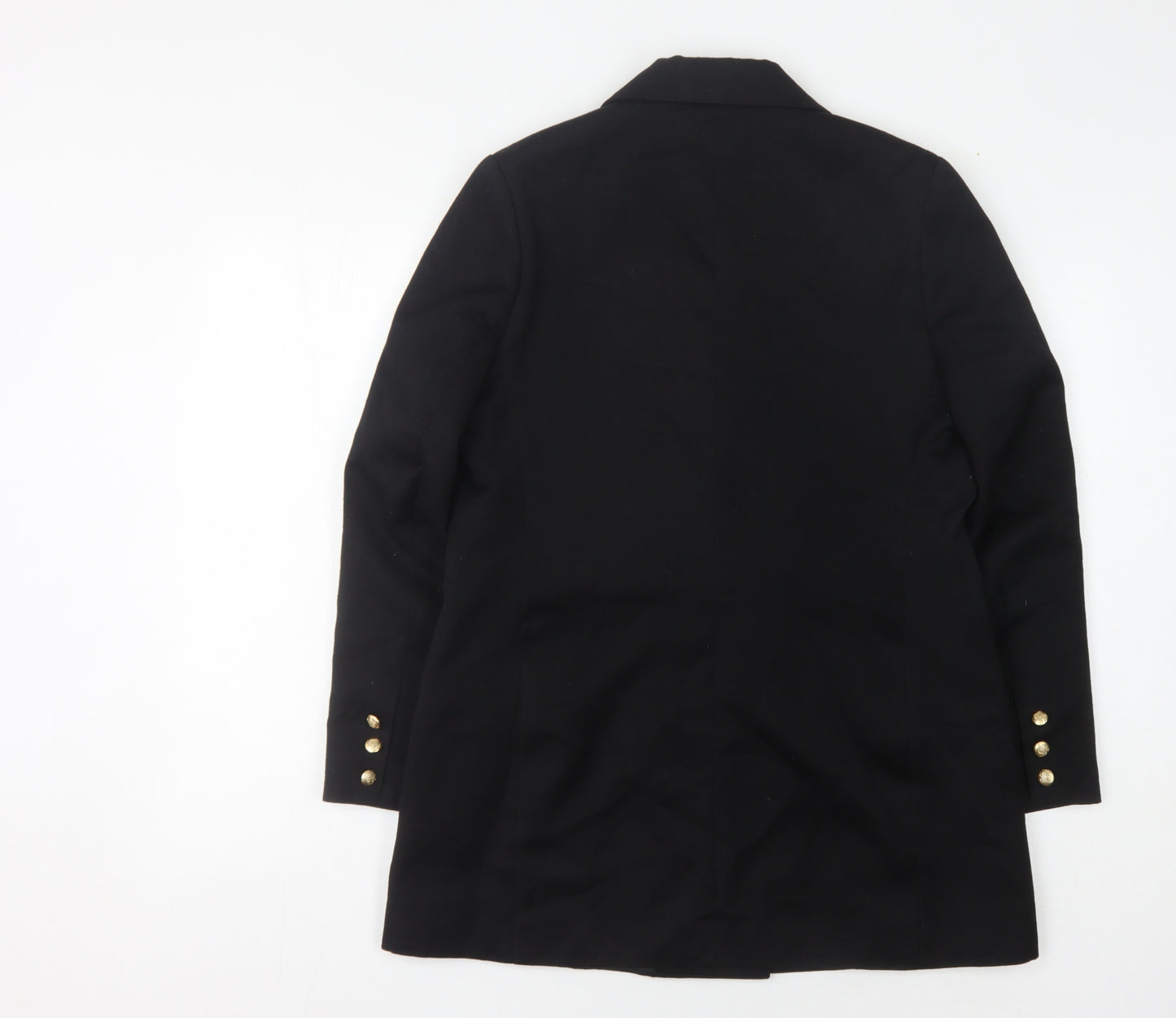 Robe Women's Black Double-Breasted Blazer, Size 12