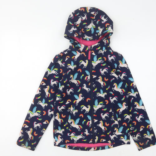 Mountain Warehouse Girls Rain Coat Unicorn 9-10 Years Multicoloured