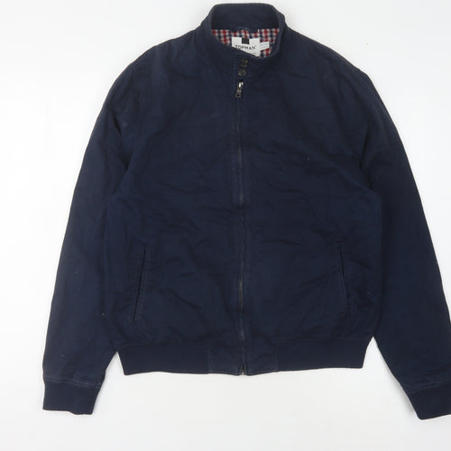Topman Men's Blue Medium Casual Jacket