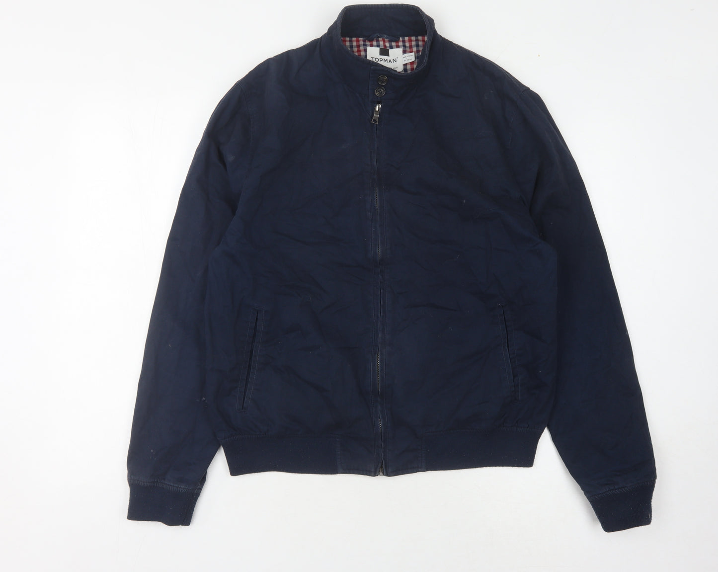 Topman Men's Blue Medium Casual Jacket