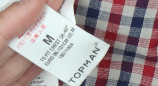 Topman Men's Blue Medium Casual Jacket