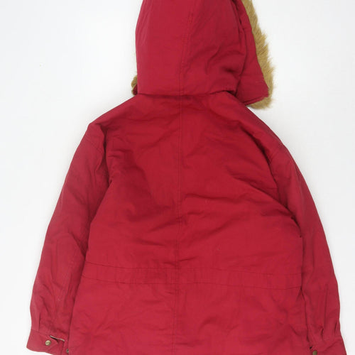 Island Republic Red Women's Parka Coat M
