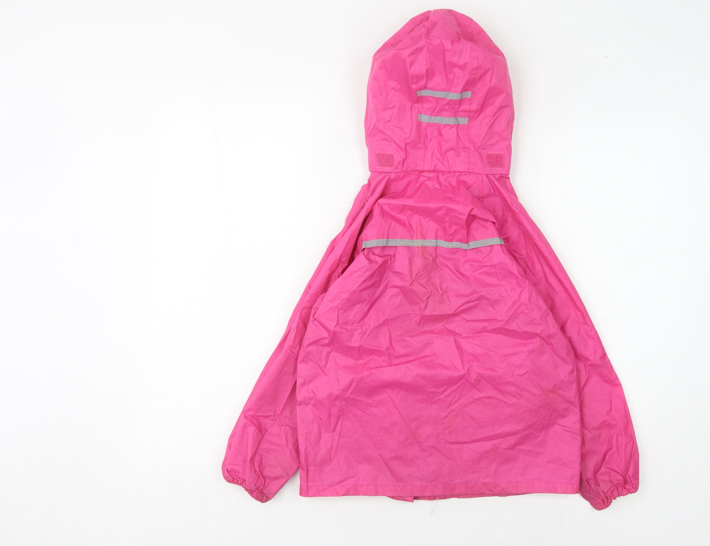 Dry Kids Girls Pink Lightweight Waterproof Rain Coat 5-6 Years