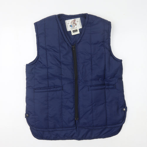 L'avenir Men's Blue Puffer Waistcoat Size 40 in