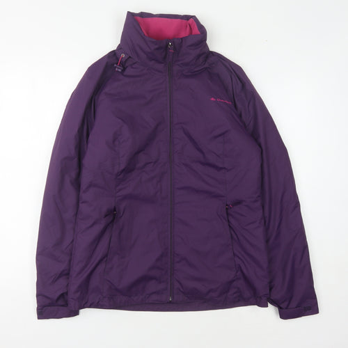 Quechua Women's Purple Jacket, S, Full Zip