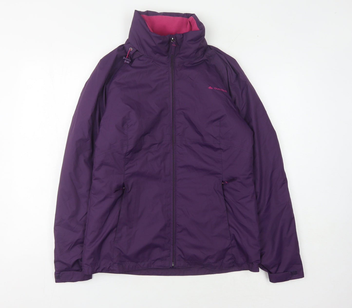 Quechua Women's Purple Jacket, S, Full Zip