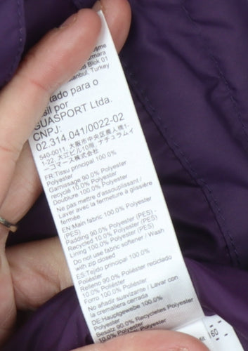 Quechua Women's Purple Jacket, S, Full Zip