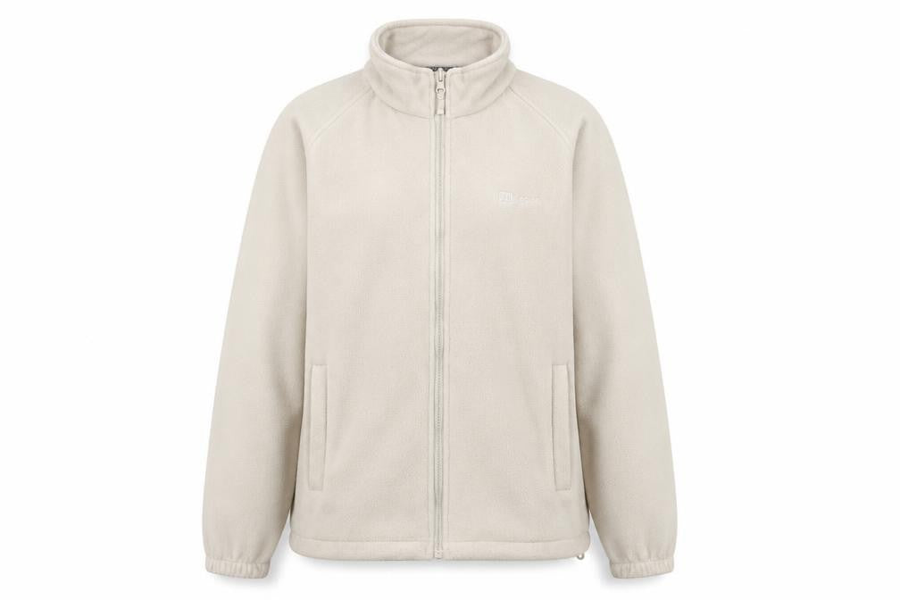 Front view of hi gear Women's Beige Basic Jacket, size 12