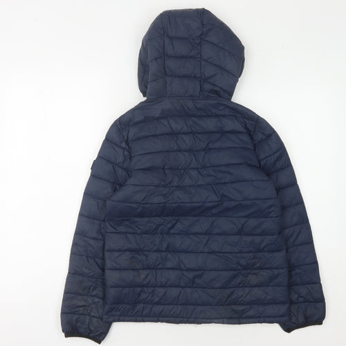 GAP Kids Boys Blue Puffer Jacket L 10-11 Years Winter