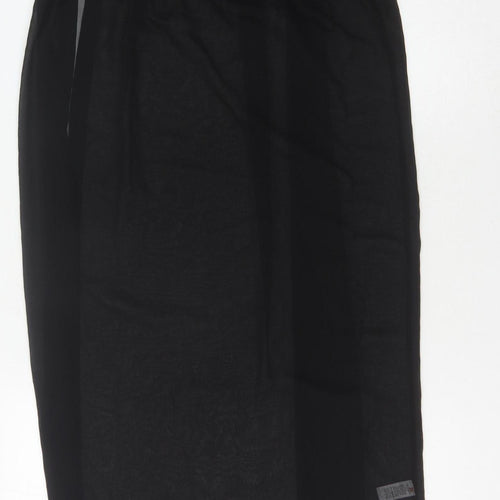 ASOS Women's Black Wrap Midi Skirt - Size 8