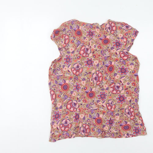 Joanna Hope Women's Floral Viscose Blouse Size 16