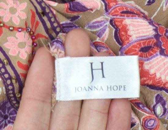 Joanna Hope Women's Floral Viscose Blouse Size 16