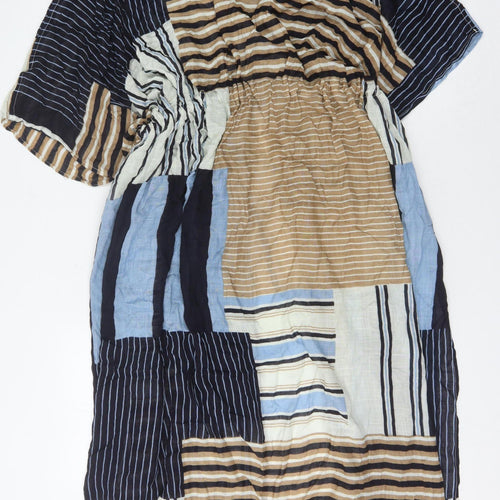 Next Women's Multicoloured Striped Tunic S/M