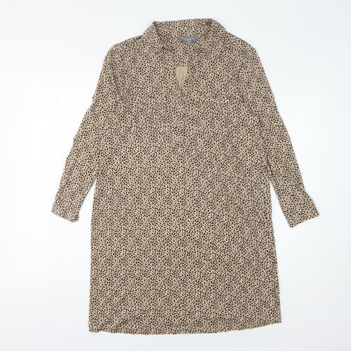 Principles Women's Animal Print Collared Dress