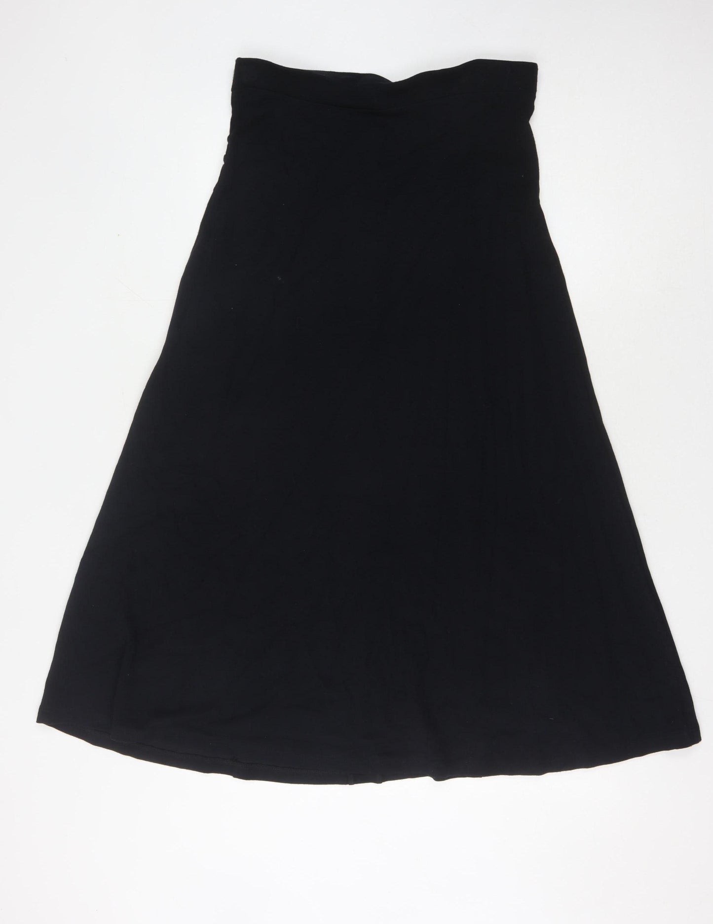 Marks and Spencer Women's Black A-Line Skirt, Size 14