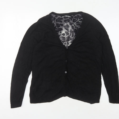 Cellbes Women's Black Cardigan, Size 10, Long Sleeve