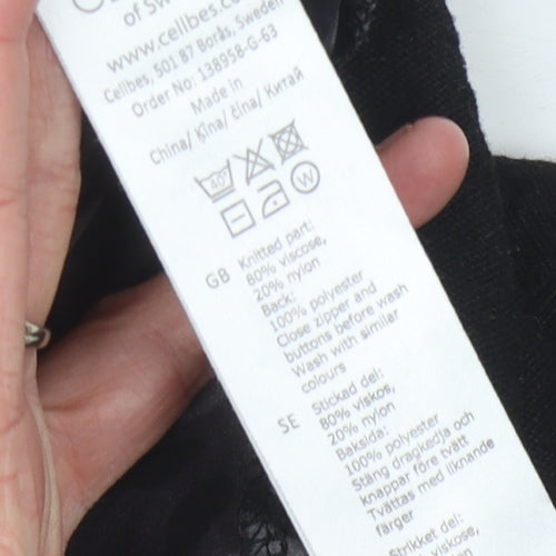 Cellbes Women's Black Cardigan, Size 10, Long Sleeve