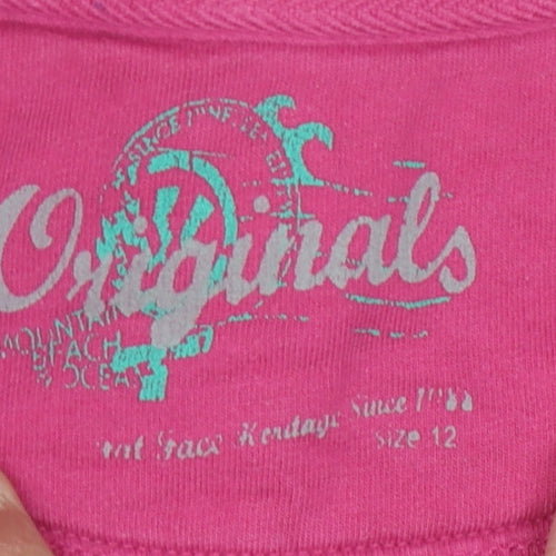 Originals Women's Pink Pullover Sweatshirt Size 12