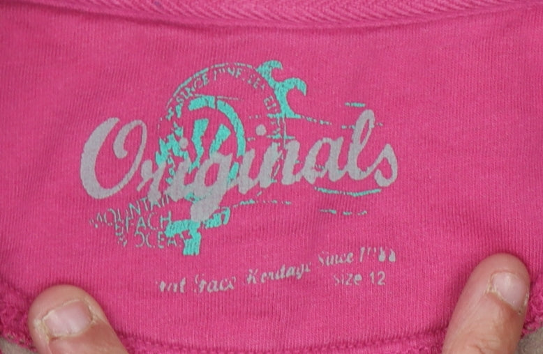 Originals Women's Pink Pullover Sweatshirt Size 12