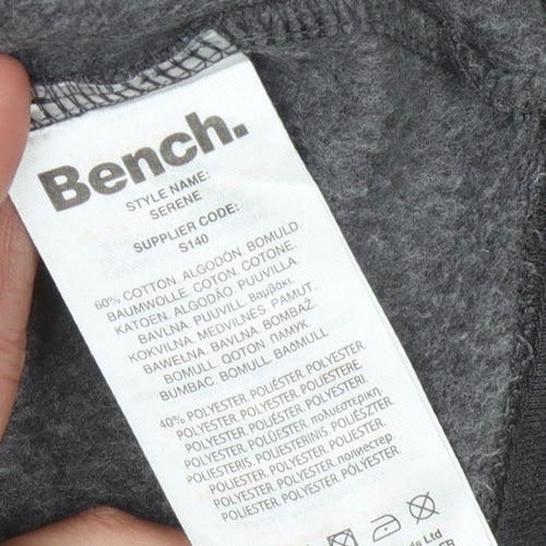 Bench Men's Grey Hoodie Size S
