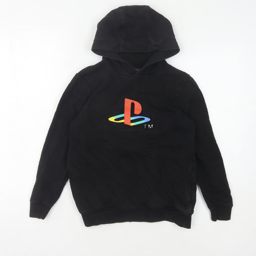 Official Boys Black PlayStation Hoodie 9-10 Years