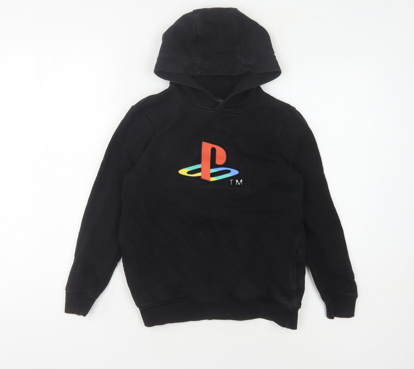 Official Boys Black PlayStation Hoodie 9-10 Years