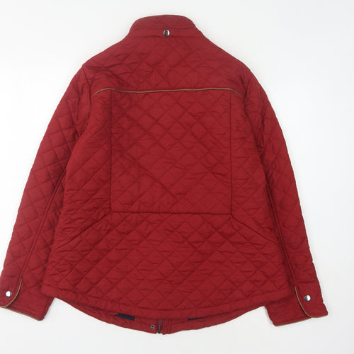 Cotton Traders Women’s Red Quilted Jacket Size 16