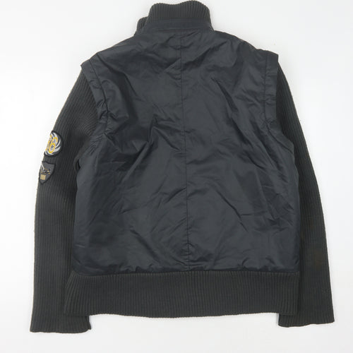Petroleum Men's Grey Bomber Jacket L Size