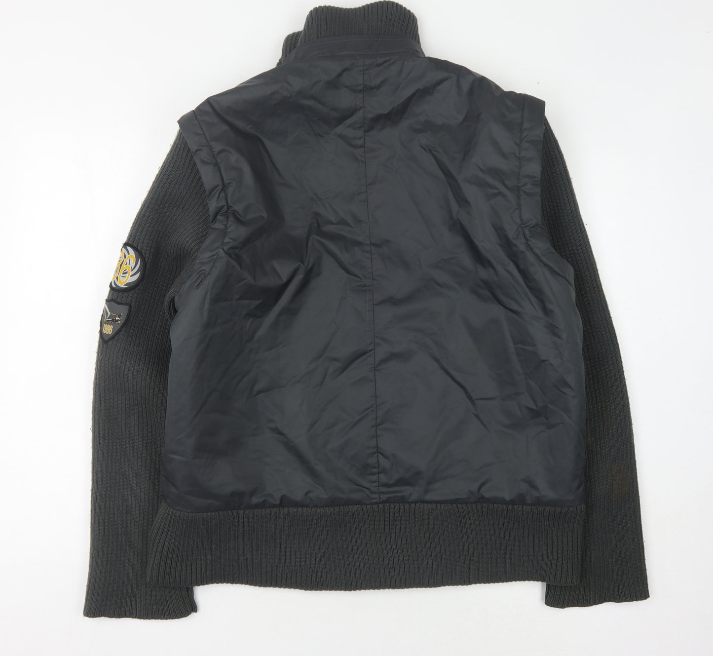 Petroleum Men's Grey Bomber Jacket L Size