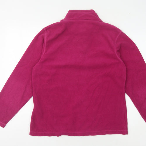 Regatta Women's Pink Fleece Sweatshirt, Size 14, 1/4 Zip