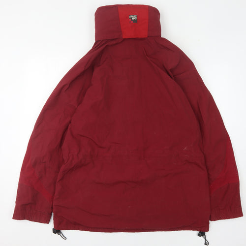 Sprayway Men's Red Winter Nylon Hooded Jacket L