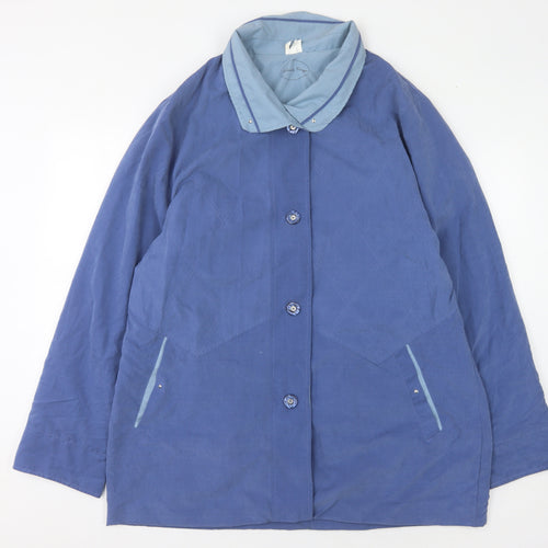 Gabriella Vicenza Women's Blue Button Coat Size 16/18